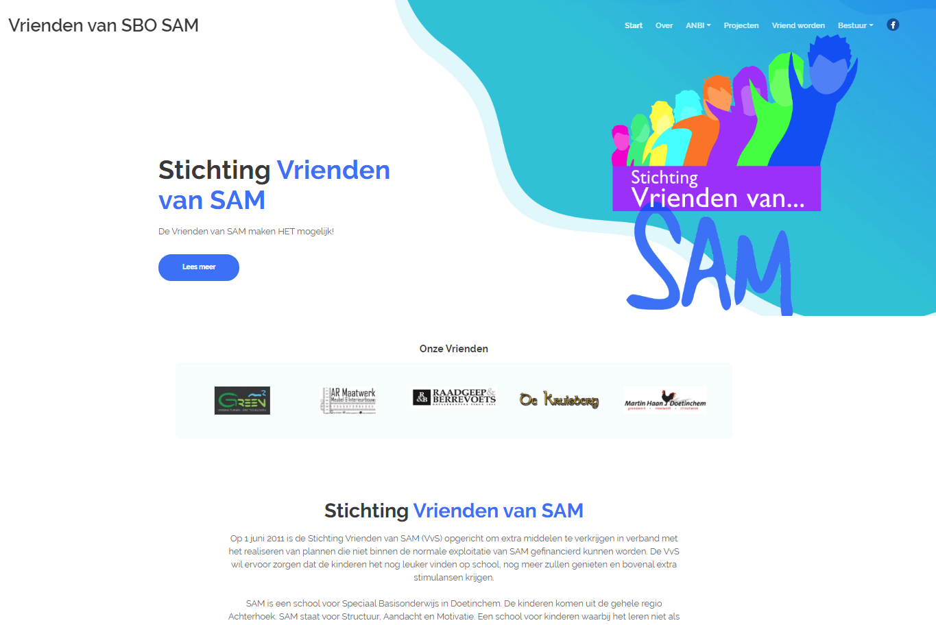 Stichting Vrienden van SBO SAM te Doetinchem e.o.